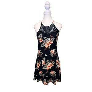 Dresses | Stylish Black And Gold Bird Patterned Dress | Poshmark